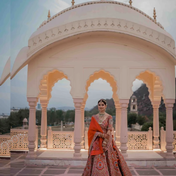 Outdoor Bridal Photography At Rajasthali Resort Jaipur