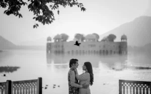 pre wedding photoshoot at jal mahal jaipur