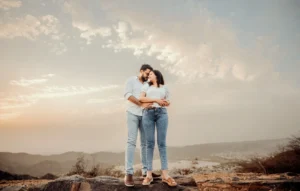 Pre Wedding Photoshoot at Mountain Peak